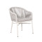 Aluminum Frame Hand Made Weaving Rope Outdoor Chair