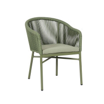 Aluminum Frame Hand Made Weaving Rope Outdoor Chair