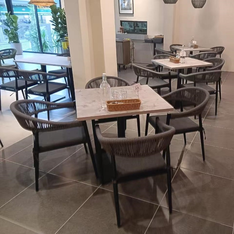 Woven Rope Dining Chairs