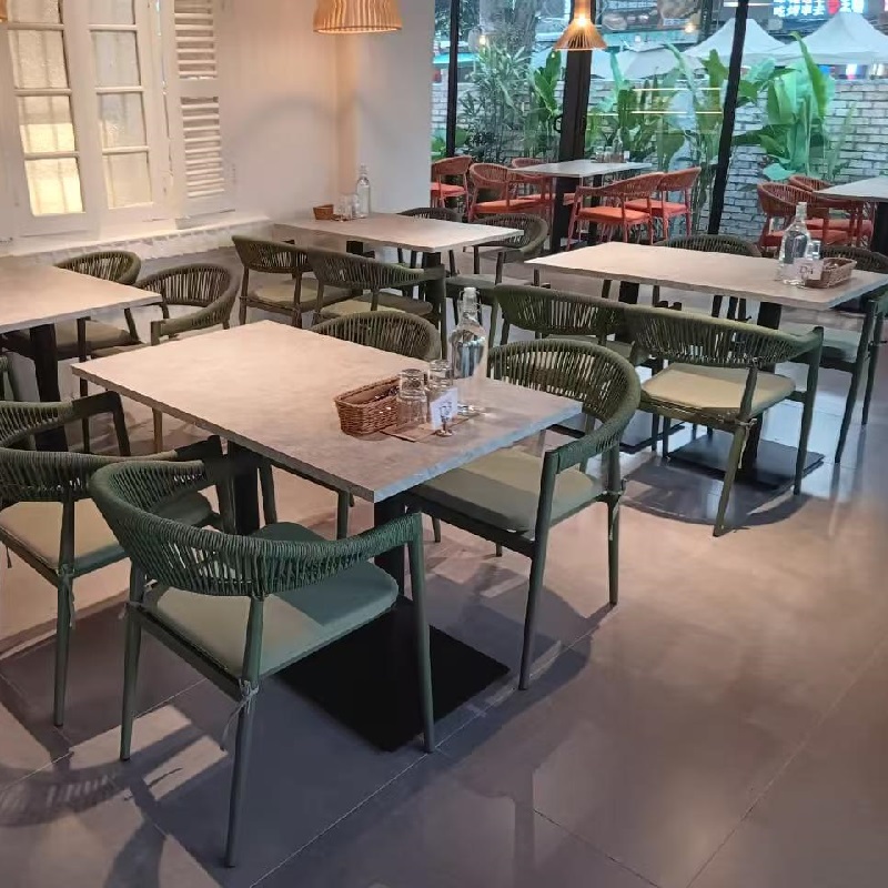 Woven Rope Dining Chairs