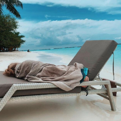 Aluminum Leg Pe Rattan Outdoor Waterproof Lounge Chair