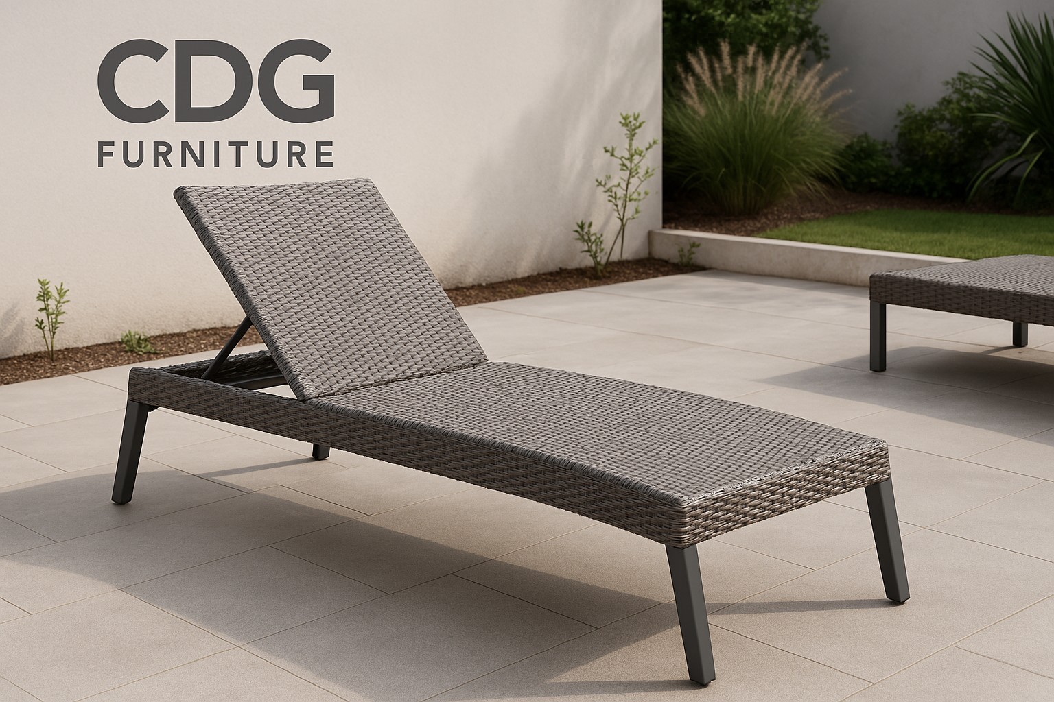 Sun Lounger by Pool