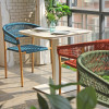Waterproof Armrest Rope Woven Chair For Garden Balcony Patio