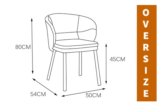 Designer Modern Leisure Fabric Chair