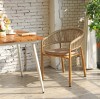 Lightweight Woven Rope Chairs For Balcony Space