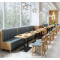 Customized Commercial Leather Fabric Restaurant Booth Furniture