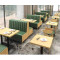 Customized Commercial Leather Fabric Restaurant Booth Furniture