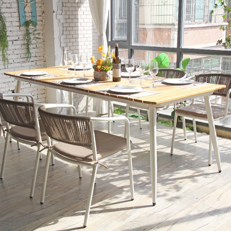 6-8 Seater Woven Rope Garden Furniture Set: A Choice For Quality Outdoor Living