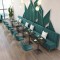 Commercial Flannel Chair And Table Booth Set For Hotel Cafe Restaurant Projects