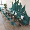 Commercial Flannel Chair And Table Booth Set For Hotel Cafe Restaurant Projects