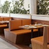 Modern Customized Pizza Shop Restaurant Leather Booth Sofa Sets