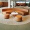 Semi Circular Hotel Club Office Reception Lounge Seating Sofa Set