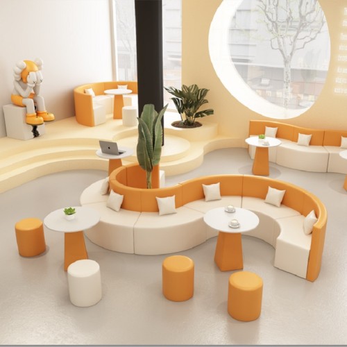Creative Irregular S-Shaped Free Combination Leisure Sofa Seating Set