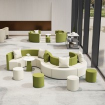 Creative Irregular S-Shaped Free Combination Leisure Sofa Seating Set