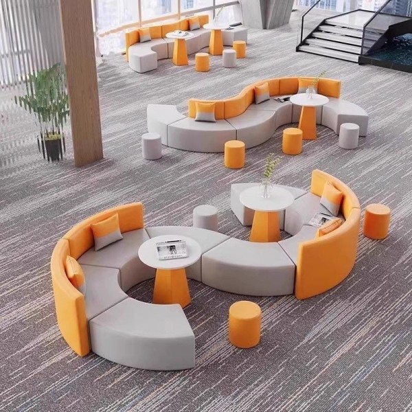 Creative Irregular S-Shaped Free Combination Leisure Sofa Seating Set