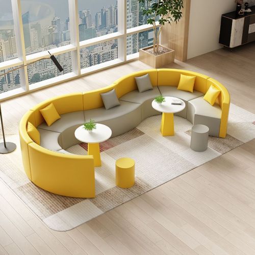 Creative Irregular S-Shaped Free Combination Leisure Sofa Seating Set