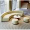 Semi Circular Hotel Club Office Reception Lounge Seating Sofa Set