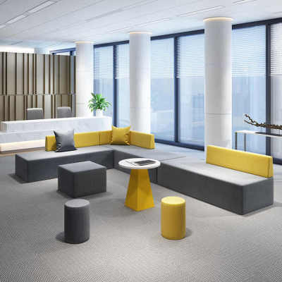 Office Library Lobby Public Area Modular Lounge Seating Sofa