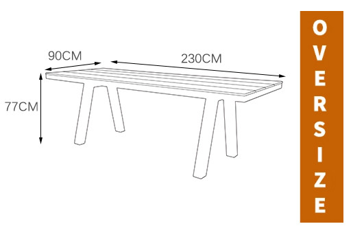 Rectangle Garden Table