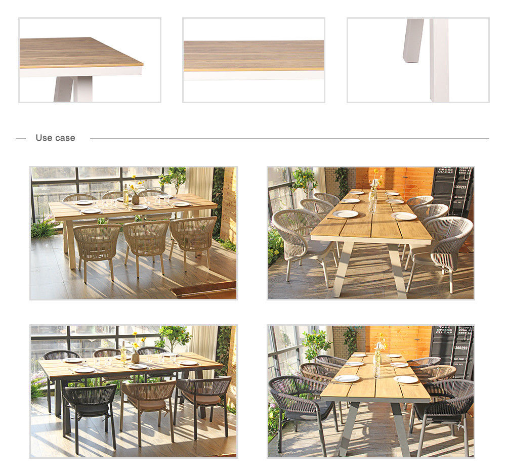 Rectangle Garden Table