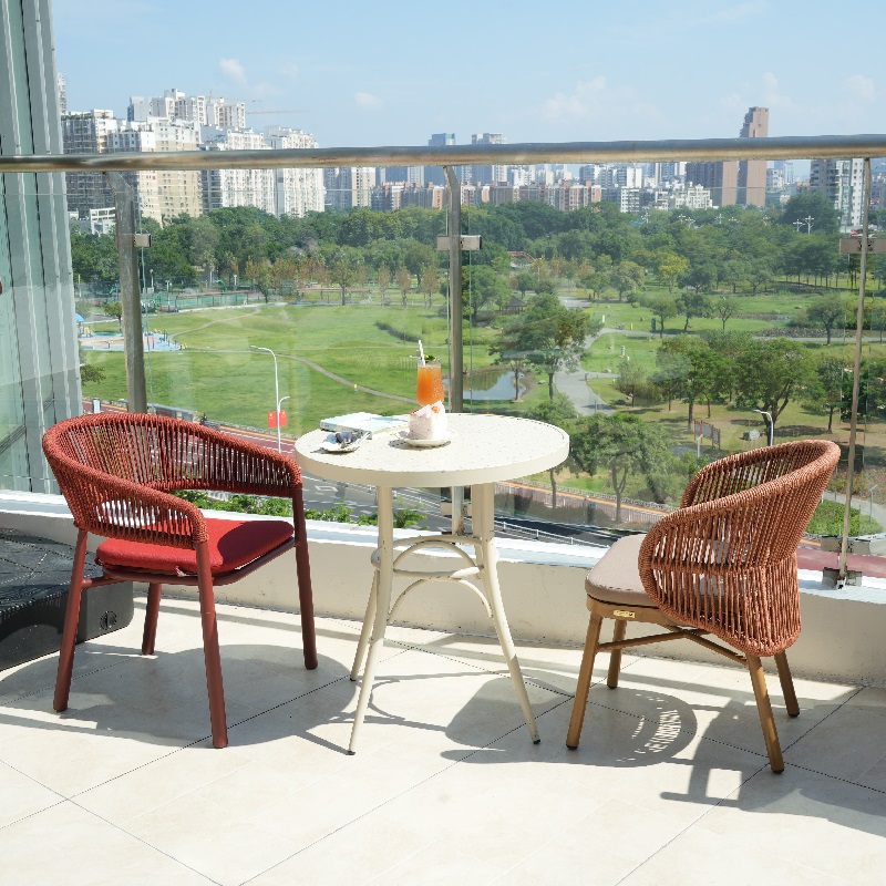 Outdoor Woven Rope Coffee Chairs