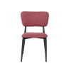 Stylish Stainless Steel Legs Waterproof Upholstered Fabric Chair For Home Cafe