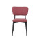 Stylish Stainless Steel Legs Waterproof Upholstered Fabric Chair For Home Cafe