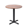 Commercial Grade Wood-Look Resin Round Table Top