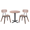 Commercial Grade Wood-Look Resin Round Table Top