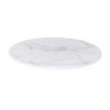 Customizable Scratch-Resistant Round Resin Table Top for Outdoor Spaces