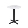 Customizable Scratch-Resistant Round Resin Table Top for Outdoor Spaces