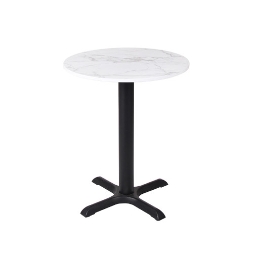 Customizable Scratch-Resistant Round Resin Table Top for Outdoor Spaces