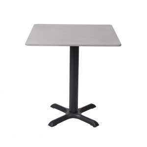 High Durability Cement Gray Resin Table Top For Outdoor Spaces