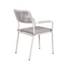 Breathable Woven Rope Back Restaurant Dining Chair