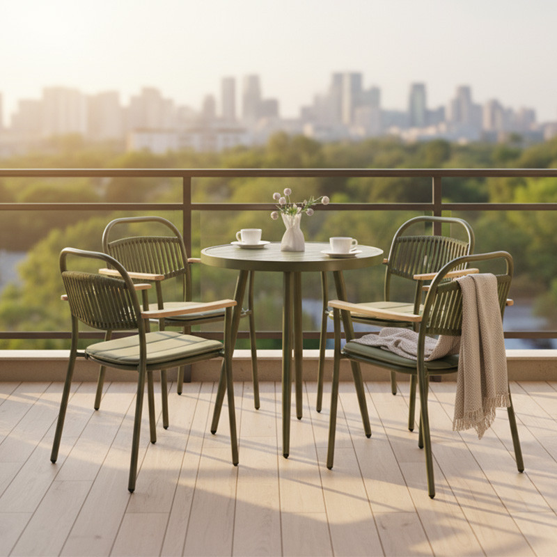 Rope Weaving Garden Chairs