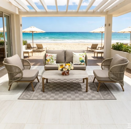 Choosing An Outdoor Sofa Set With Weather-Ready Upholstery And Upscale Design