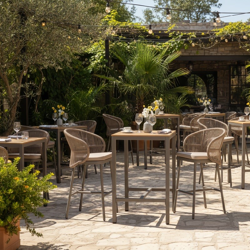Premium Outdoor Bar Furniture for Luxury Restaurants: Elevate Your Alfresco Hospitality Space
