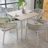 Commercial Woven Rope Outdoor Arm Chair For Bistro Patio Restaurant