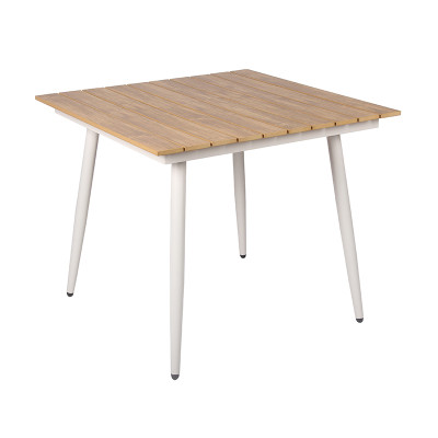 Weather Resistant Outdoor Plywood Table For Restaurant Bistro Dining
