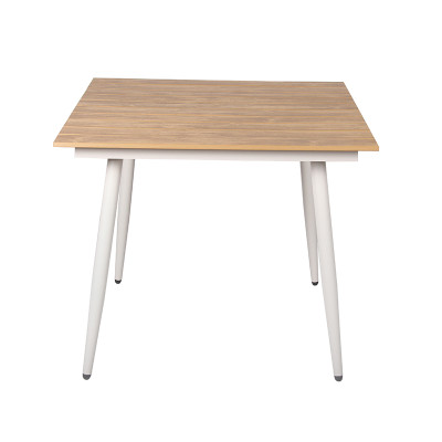 Weather Resistant Outdoor Plywood Table For Restaurant Bistro Dining