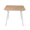 Weather Resistant Outdoor Plywood Table For Restaurant Bistro Dining