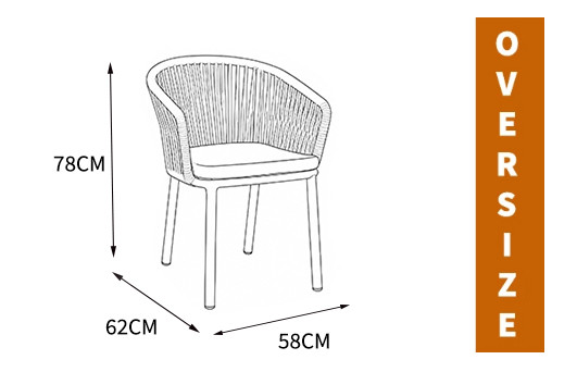 Casual Patio Armchair