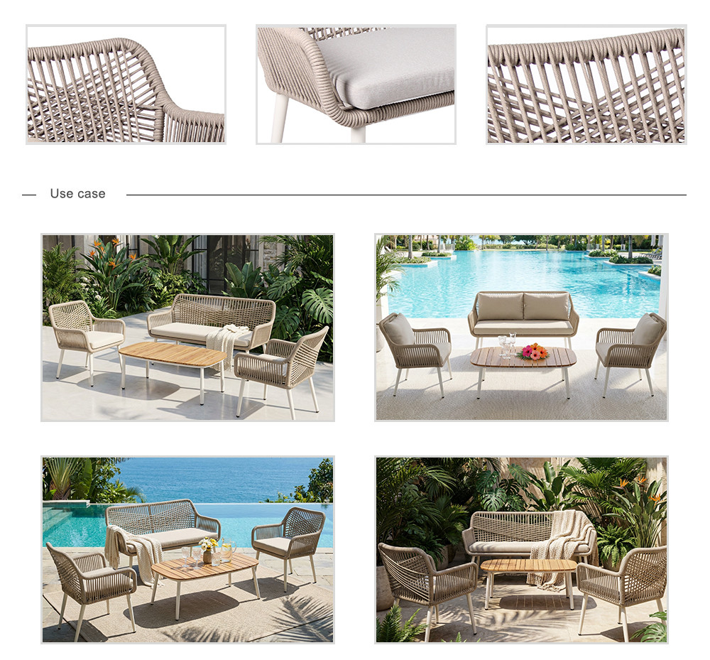 Rope Outdoor Sofa Set