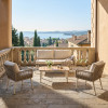 Contemporary Rope Outdoor Sofa Set Furniture With Cushions And Table