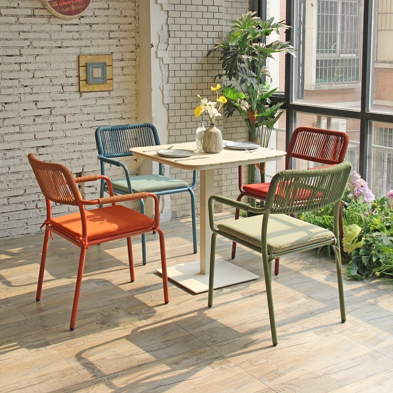 Outdoor Rope Weave Chair