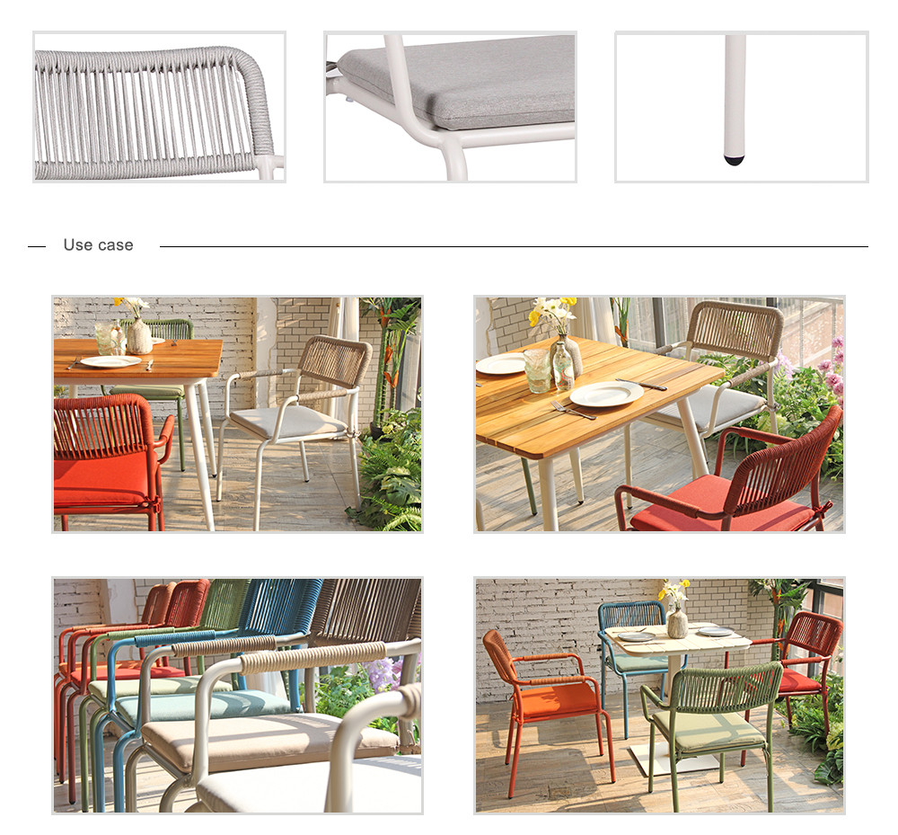 Outdoor Rope Weave Chair