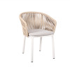 Multi Option Color Dacron Rope Woven Chair For Commercial Outdoor Project