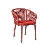 Multi Option Color Dacron Rope Woven Chair For Commercial Outdoor Project