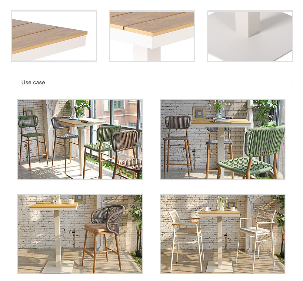 Outdoor Square High Table