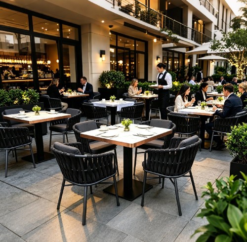 Sintered Stone Tabletops: The Sustainable Alternative to Marble for Commercial Tables